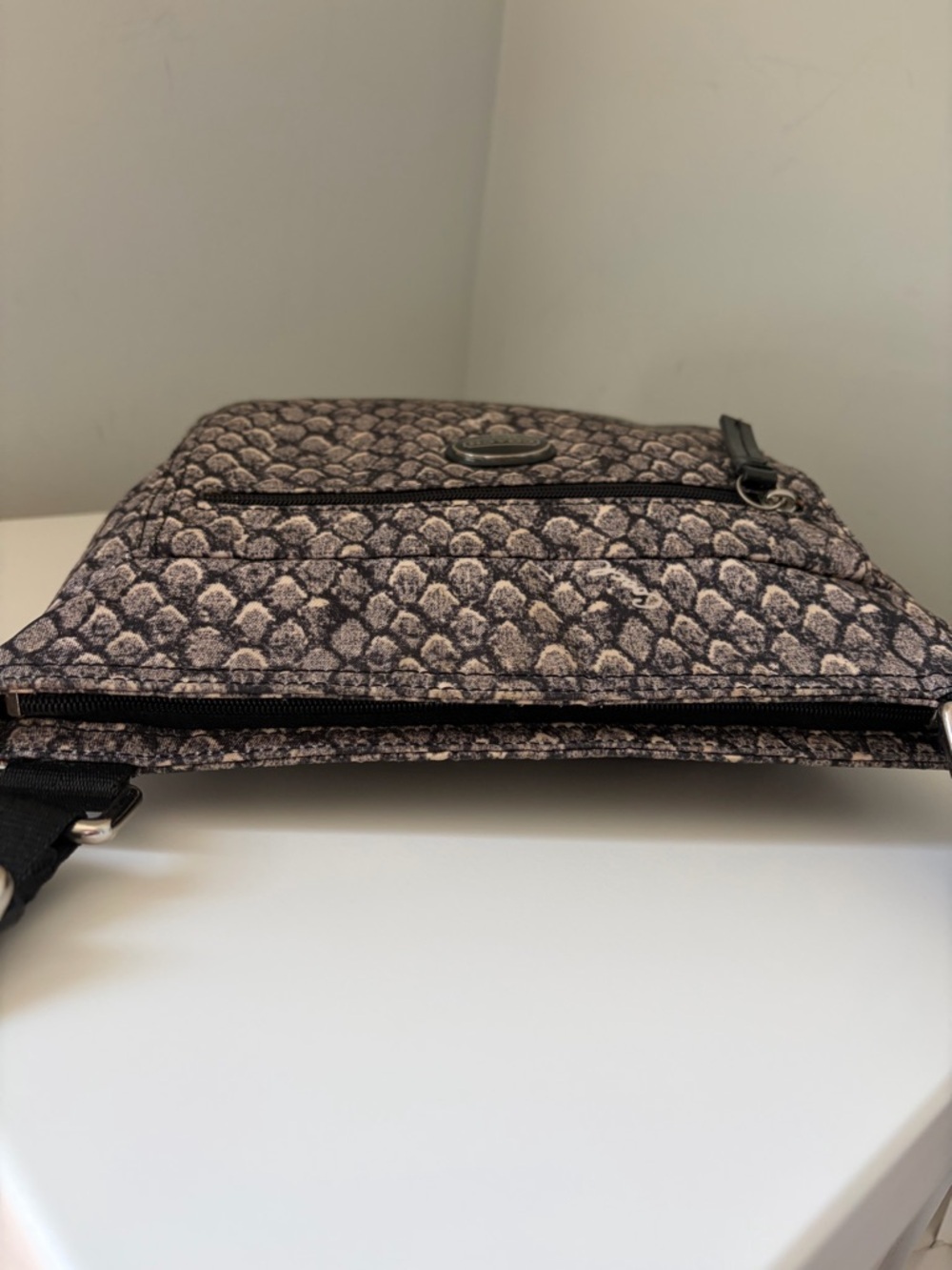Coach Snake-Print Nylon Crossbody Bag - Picture 4 of 15